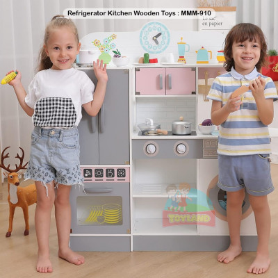 Refrigerator Kitchen Wooden Toys : MMM-910